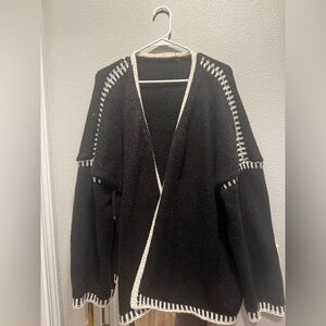 Black and White Women's Sweater
